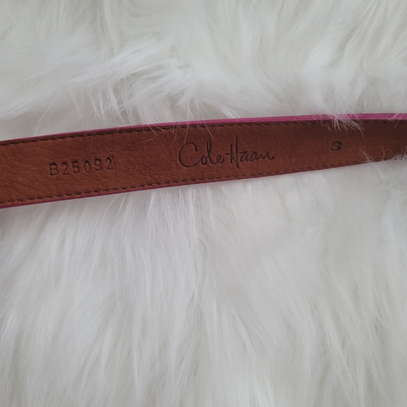 Cole Haan Small Fushia Belt - Picture 5 of 8